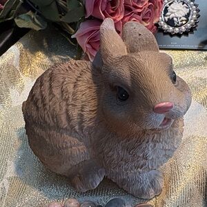 Charming Tan Bunny Decor